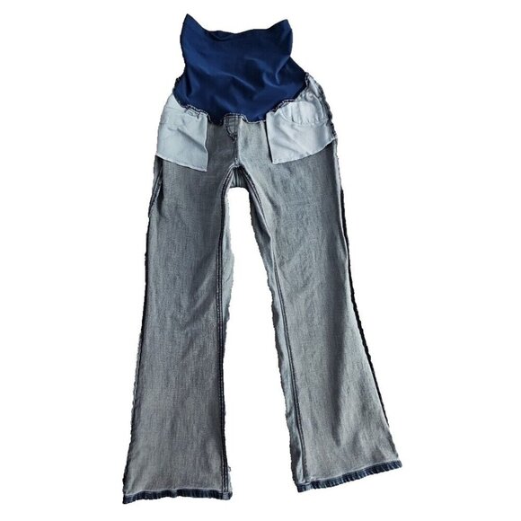 A Pea in the Pod Jeans Maternity Size Medium (32x29) RN# 79913 Bootcut Med Wash - Picture 4 of 16